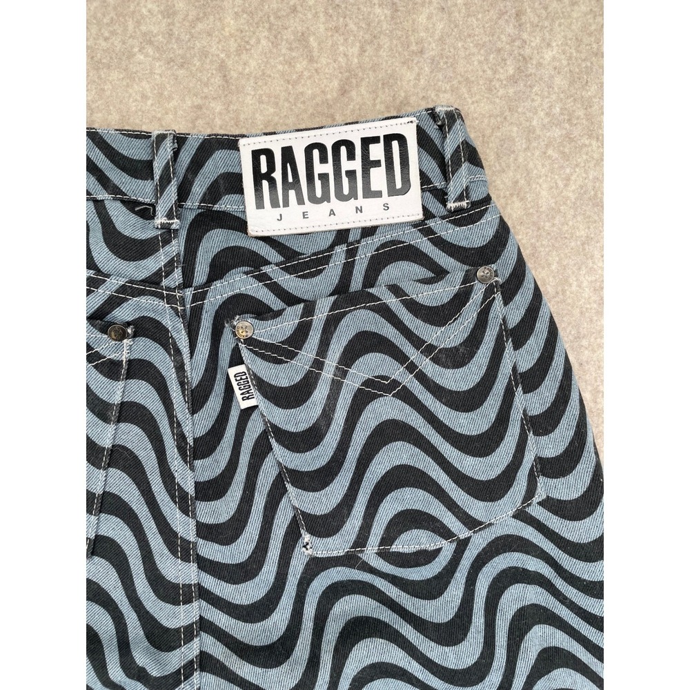 The Ragged Priest Wavy Print Jeans Size 26
